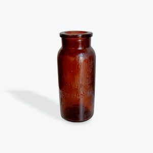 Vintage milks emulsion Amber jar